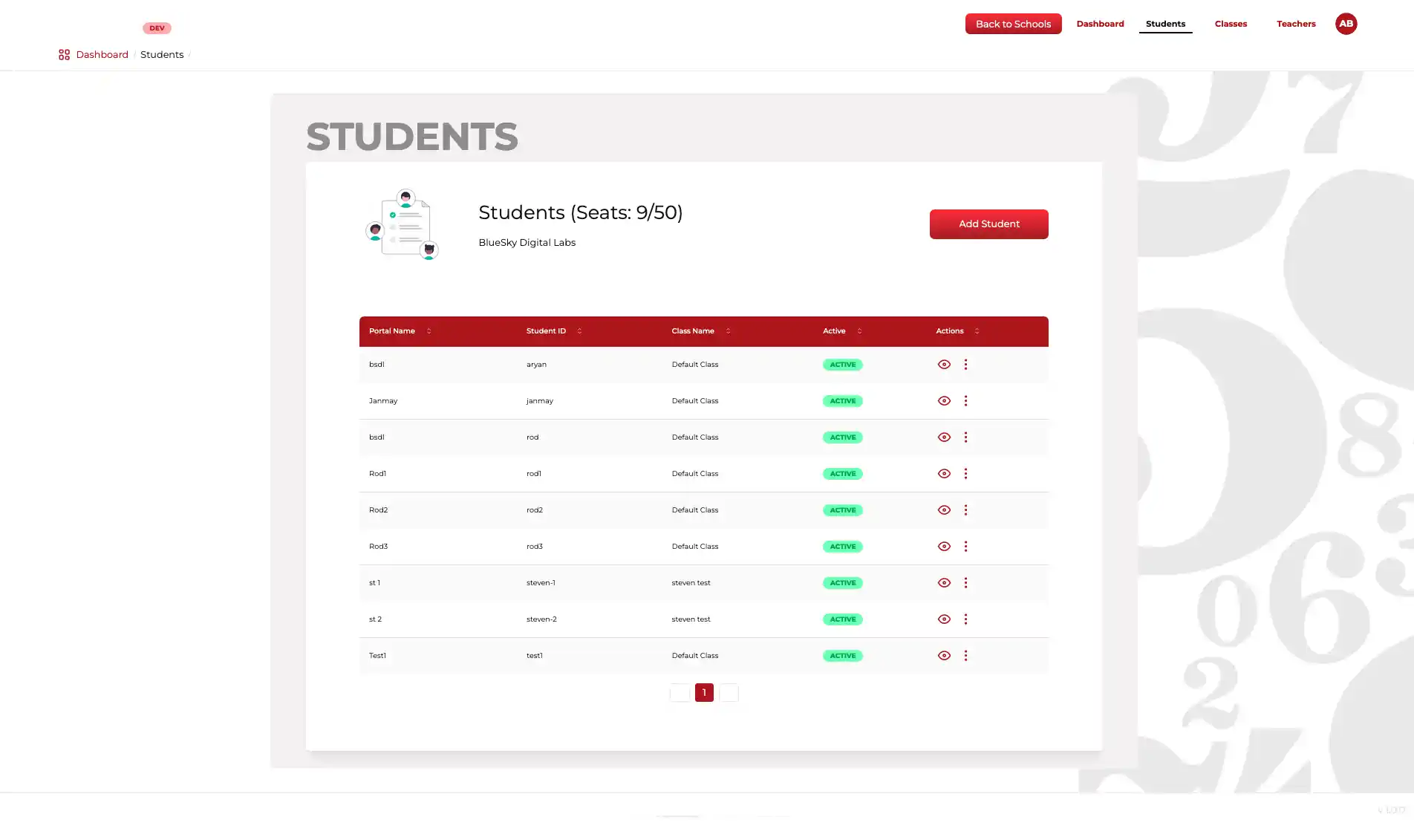 Educational Game Management Portal screenshot - 3